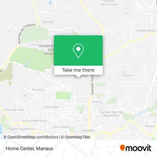 Home Center map