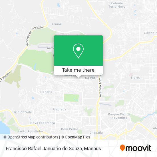 Francisco Rafael Januario de Souza map