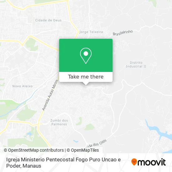 Igreja Ministerio Pentecostal Fogo Puro Uncao e Poder map