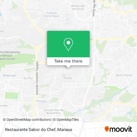 Mapa Restaurante Sabor do Chef