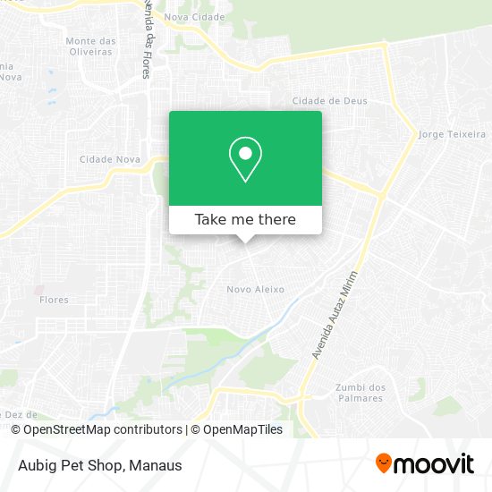 Aubig Pet Shop map