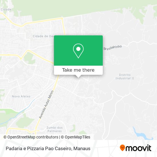 Padaria e Pizzaria Pao Caseiro map
