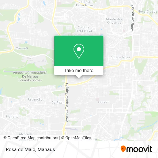 Rosa de Maio map