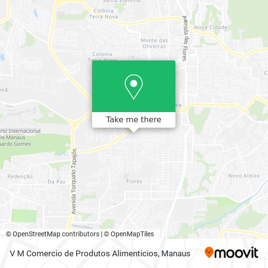 V M Comercio de Produtos Alimenticios map