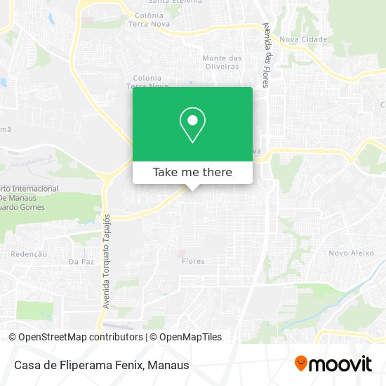 Casa de Fliperama Fenix map