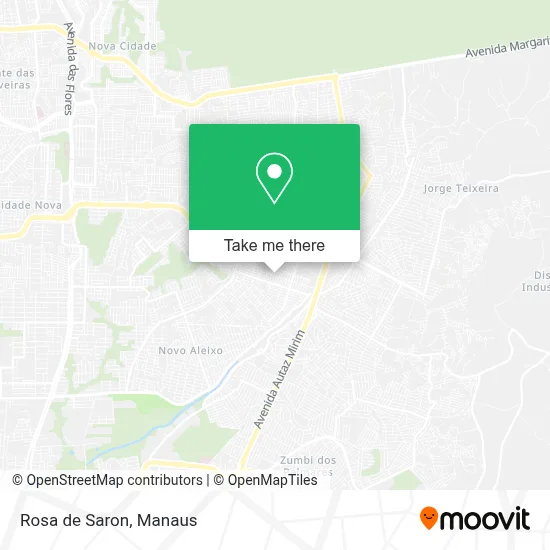 Rosa de Saron map