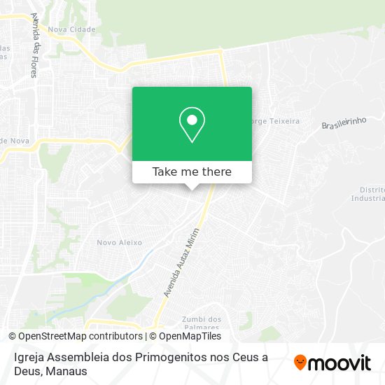 Igreja Assembleia dos Primogenitos nos Ceus a Deus map