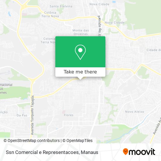 Ssn Comercial e Representacoes map