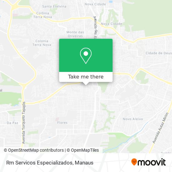 Rm Servicos Especializados map