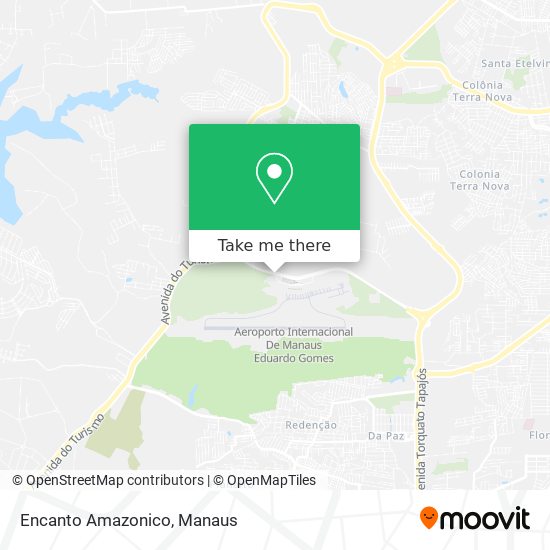 Encanto Amazonico map