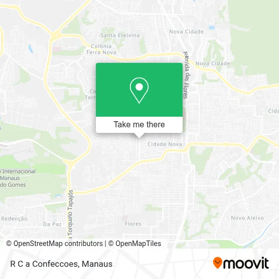 R C a Confeccoes map