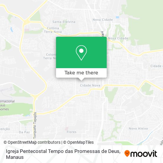 Igreja Pentecostal Tempo das Promessas de Deus map