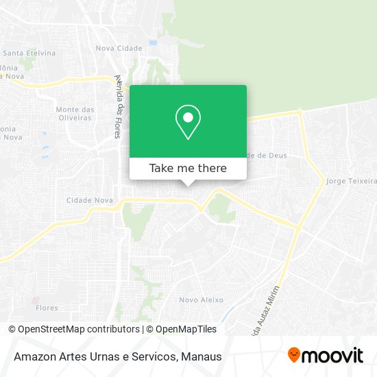 Amazon Artes Urnas e Servicos map