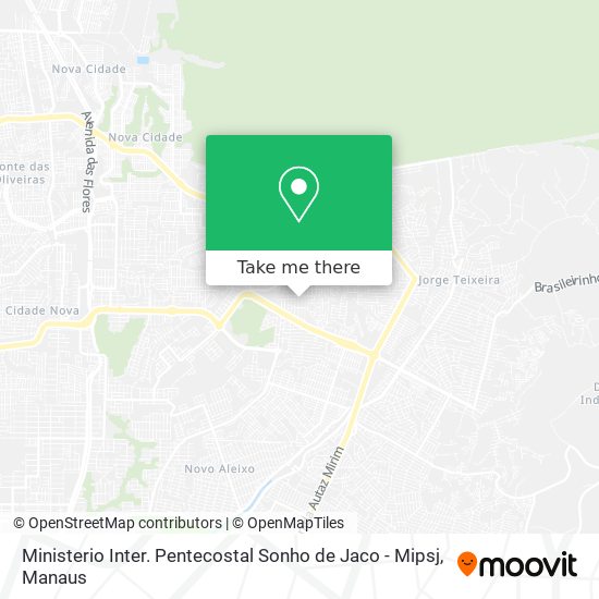Ministerio Inter. Pentecostal Sonho de Jaco - Mipsj map