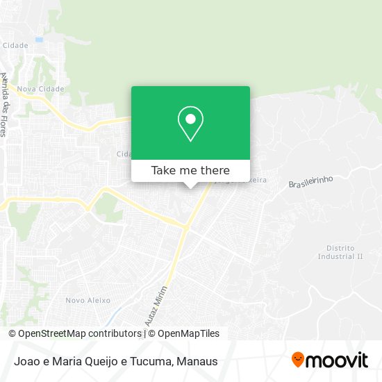 Joao e Maria Queijo e Tucuma map