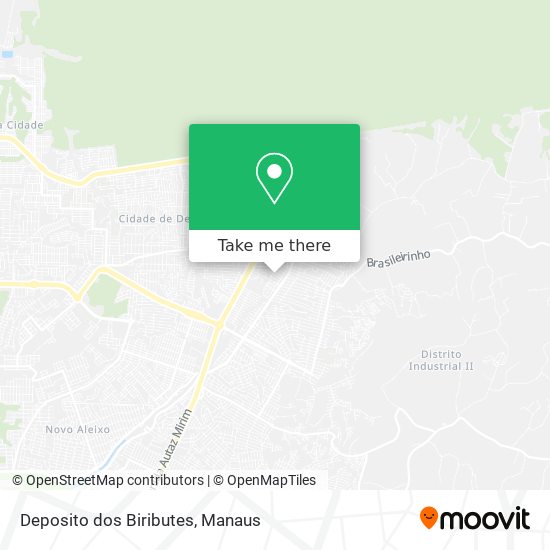 Deposito dos Biributes map