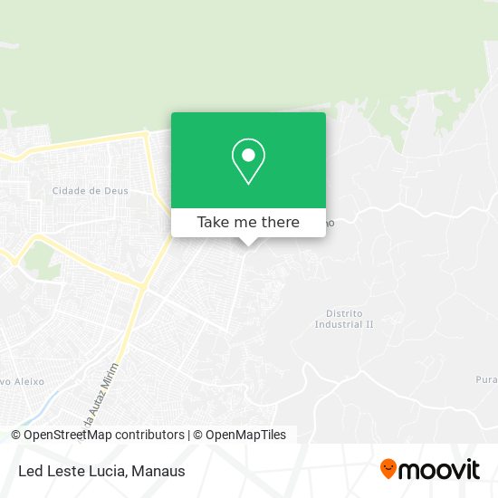 Led Leste Lucia map