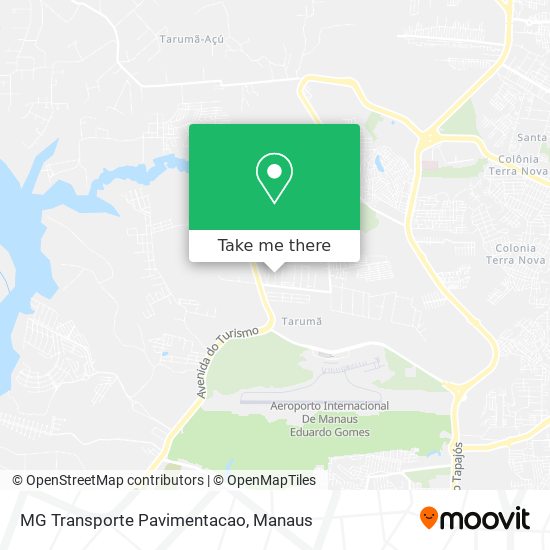 MG Transporte Pavimentacao map