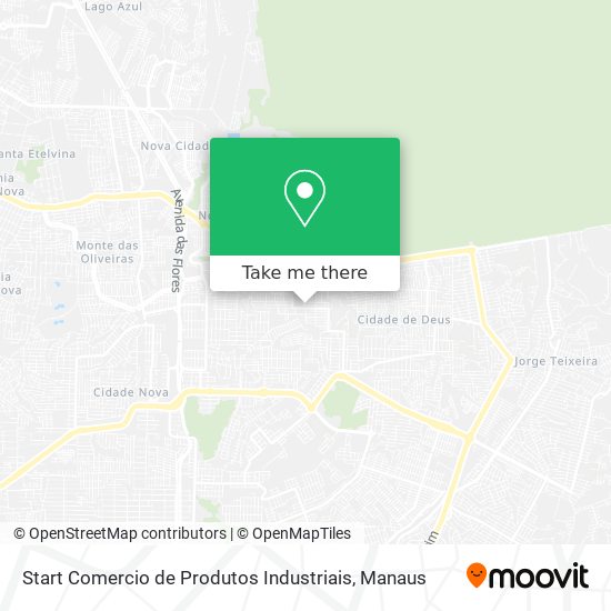 Start Comercio de Produtos Industriais map