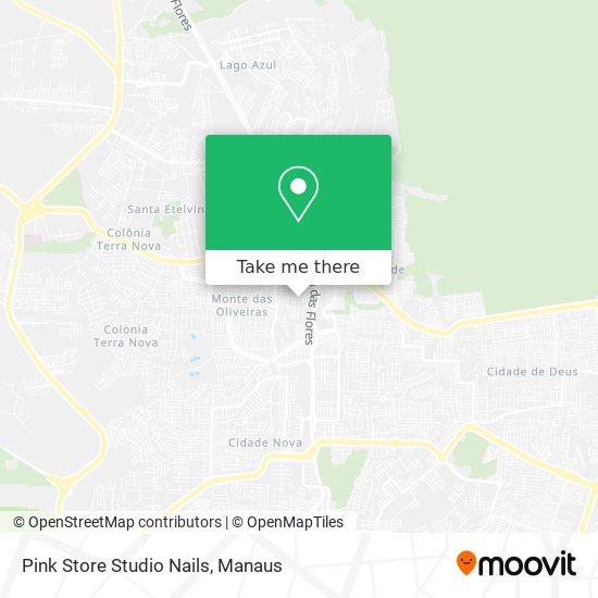 Pink Store Studio Nails map