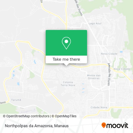 Northpolpas da Amazonia map