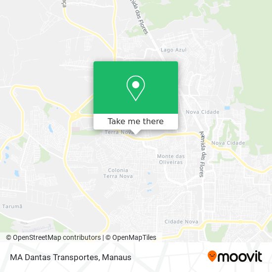 MA Dantas Transportes map