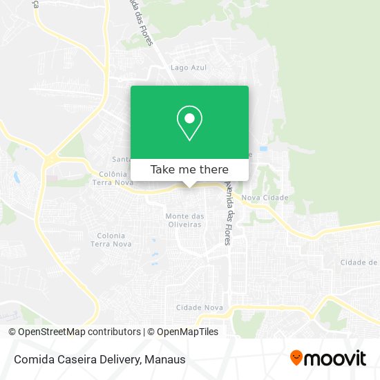Comida Caseira Delivery map