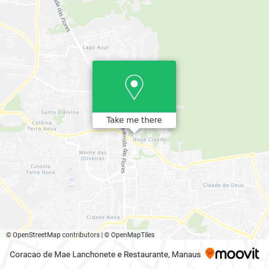 Coracao de Mae Lanchonete e Restaurante map
