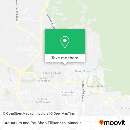 Aquarium and Pet Shop Filipenses map