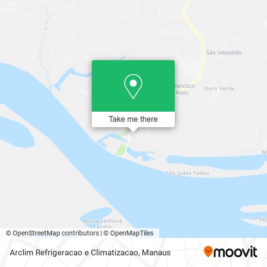 Arclim Refrigeracao e Climatizacao map