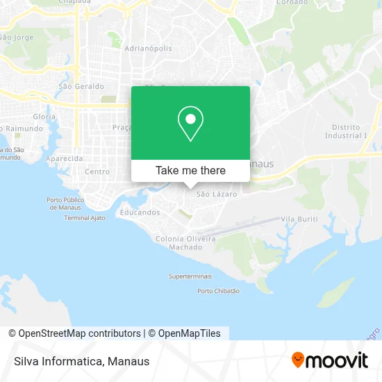 Silva Informatica map