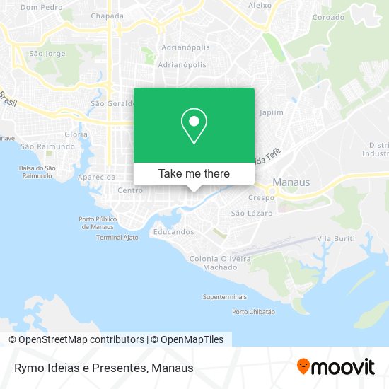 Mapa Rymo Ideias e Presentes