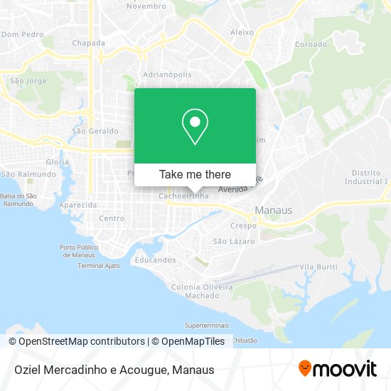 Mapa Oziel Mercadinho e Acougue