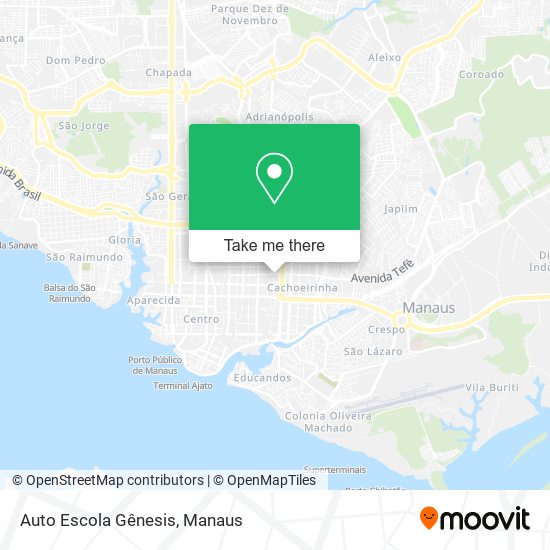 Auto Escola Gênesis map