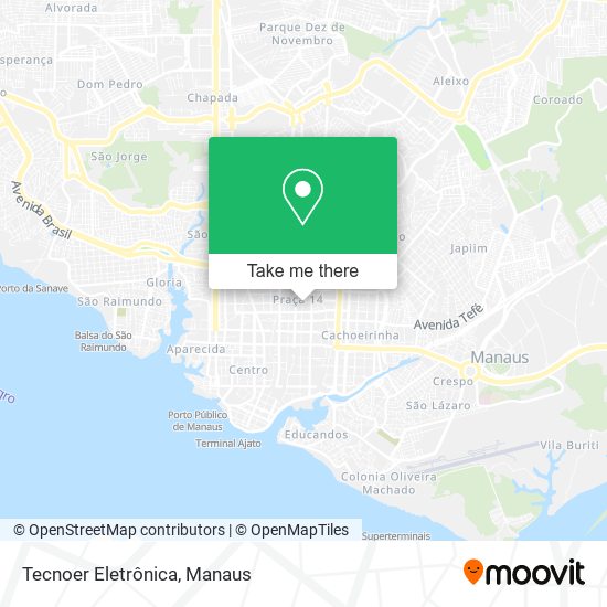 Tecnoer Eletrônica map