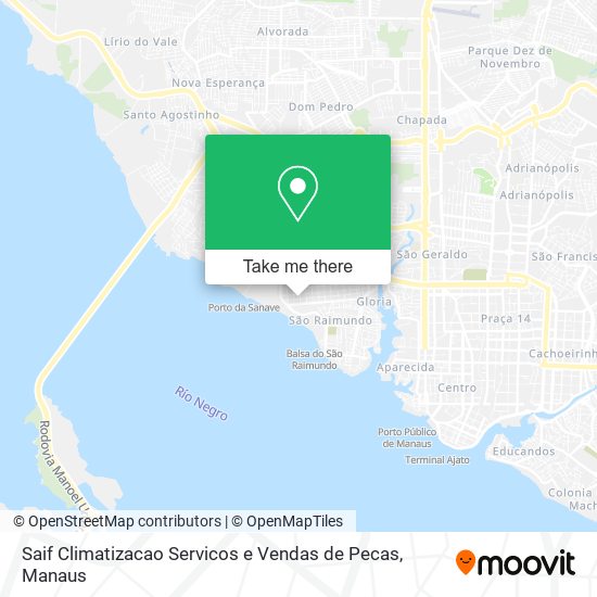 Saif Climatizacao Servicos e Vendas de Pecas map