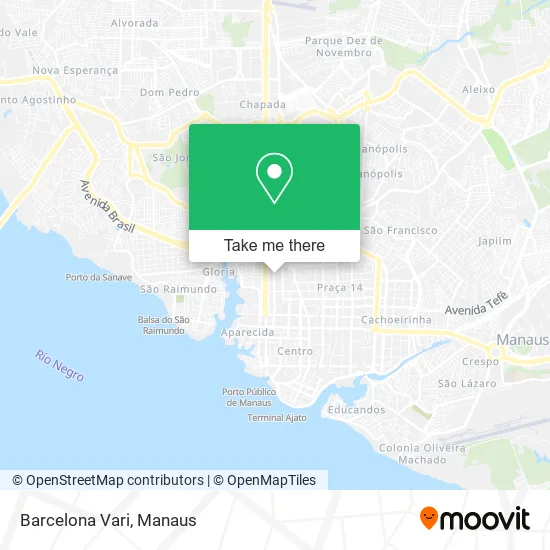 Barcelona Vari map