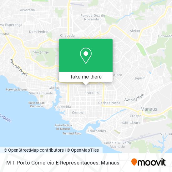 M T Porto Comercio E Representacoes map