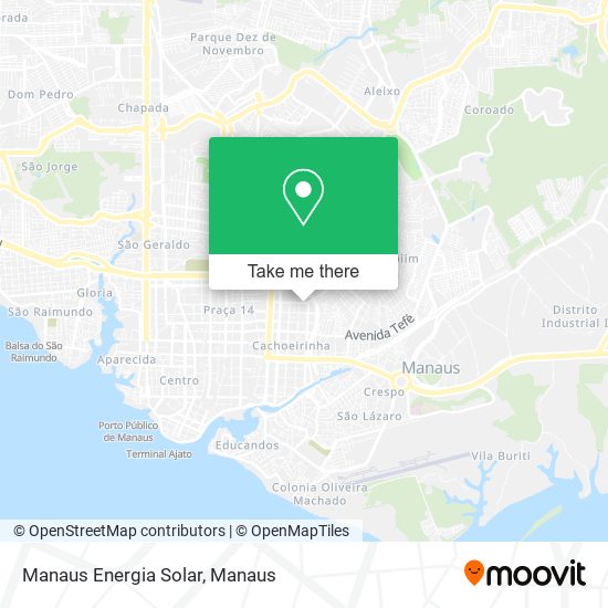 Manaus Energia Solar map