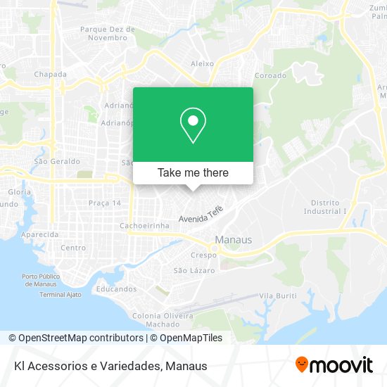 Kl Acessorios e Variedades map