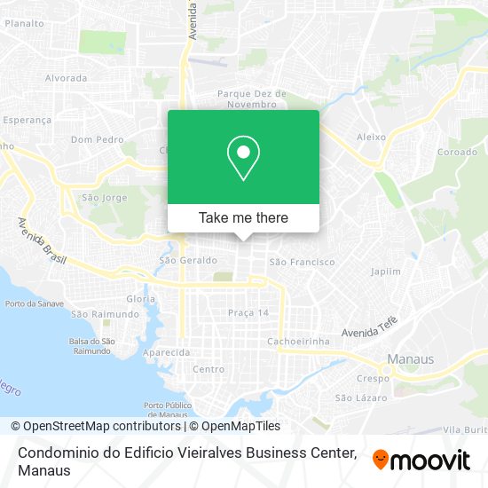 Condominio do Edificio Vieiralves Business Center map