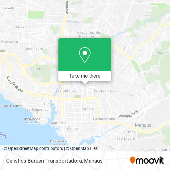 Celistics Barueri Transportadora map