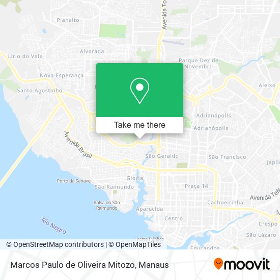 Marcos Paulo de Oliveira Mitozo map