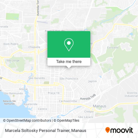 Marcela Soltosky Personal Trainer map