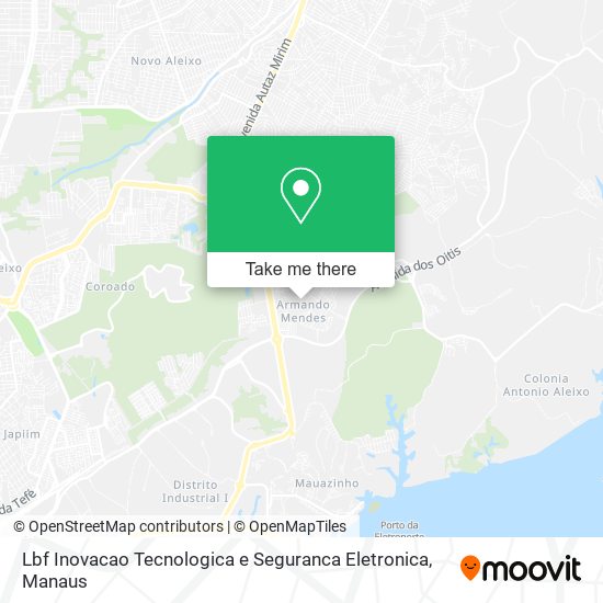 Lbf Inovacao Tecnologica e Seguranca Eletronica map