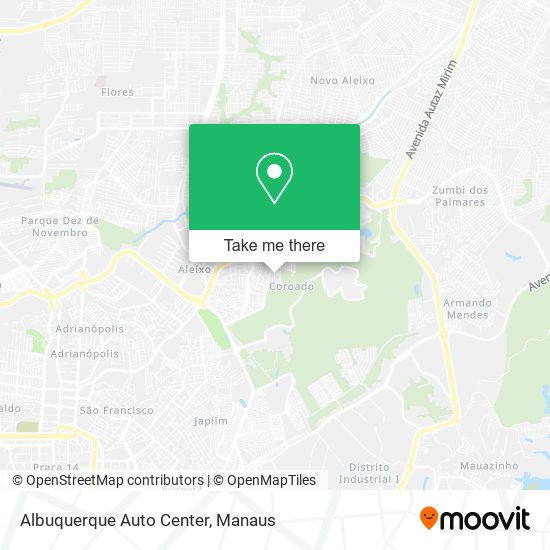 Albuquerque Auto Center map