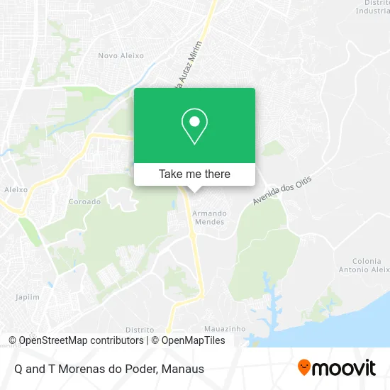 Q and T Morenas do Poder map