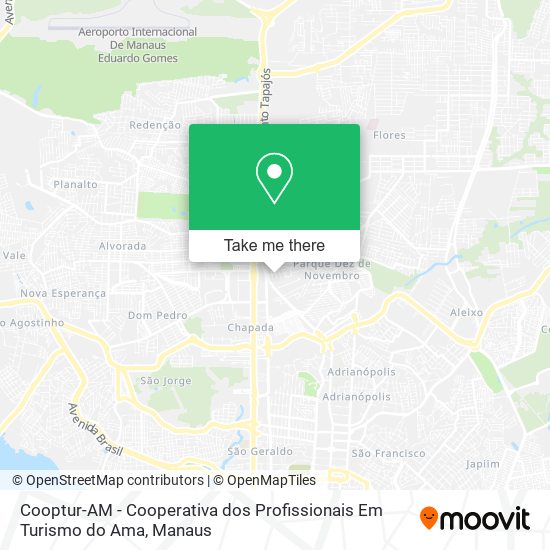 Cooptur-AM - Cooperativa dos Profissionais Em Turismo do Ama map