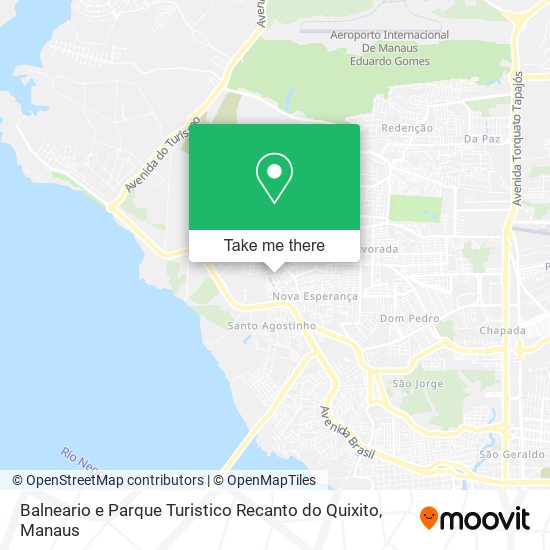Balneario e Parque Turistico Recanto do Quixito map