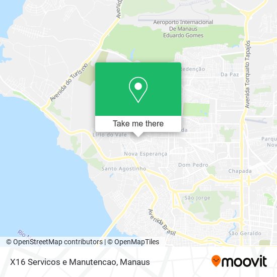 Mapa X16 Servicos e Manutencao